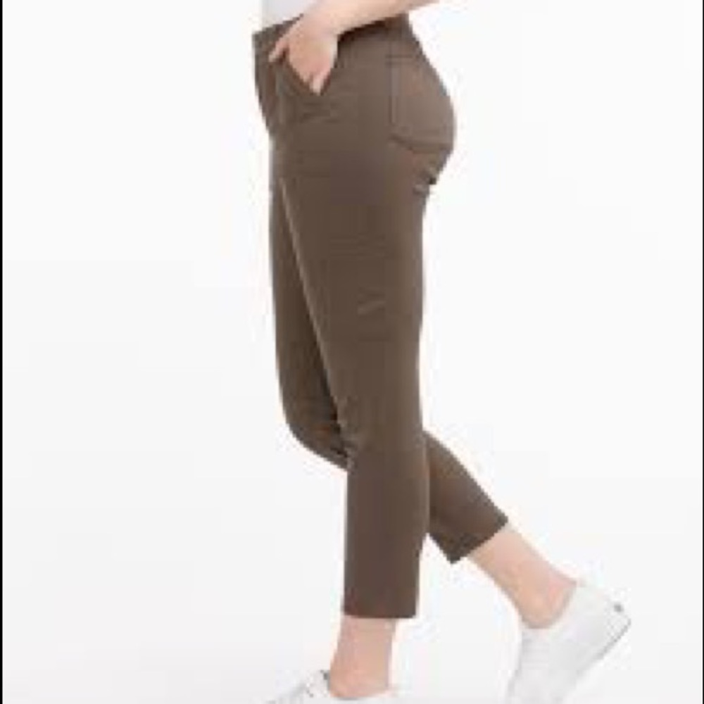 Ricki’s Denim Stretch Crop Pants, Major Brown